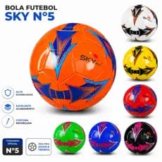 Bola de Futebol Infantil Sky Nº5 Campo Praia Treino PVC Costurada Futebol Recreativo