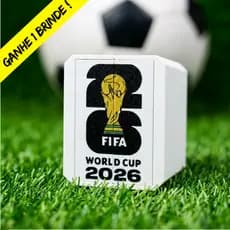 Porta Figurinhas Copa do Mundo 2026 Caixa Organizadora para Colecionador Compacto
