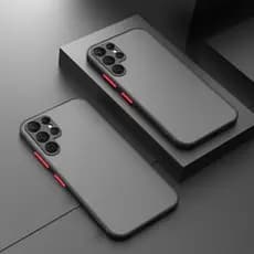 Capa Fosca Armadura À Prova De Choque Para Samsung Galaxy S25 Edge S24 S22 Ultra S23 S22 Plus S21 S20 FE Capas