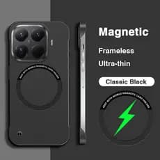 Capa De Telefone Magnética De Luxo Para Redmi Note 10 11 12 13 14 15 Pro 15Pro + 5G Funda Carregamento Sem Fio Duro PC F