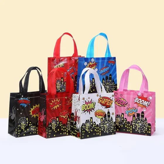 Desenho Animado Bolsa Não Tecido De Presente Infantil Festa N6103