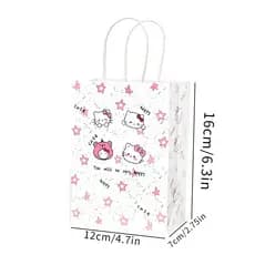 Olá Kitty Saco De Presente De Papel Crianças Doces Festa Lanche Compras De Aniversário N6219