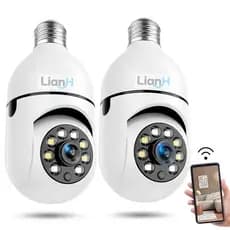 Sem Fio Infravermelho À Prova D'água 360 ° Câmera De Segurança Wi-Fi Com Luz LED-Z-LOT Cam