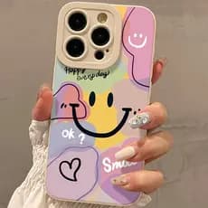 Feliz Todos Os Dias Capinha Capa Para IPhone 7 8 X Xs XR 11 12 13 14 15 16 17 Ar Plus Pro Max Caso Silicone Normal Macio