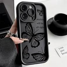 Capinha Borboleta Para Motorola Moto G10 G20 G30 G14 G22 G24 G34 G35 G54 G75 G15 G60 G45 E13 E14 EDGE 50 Pro Ultra Capa
