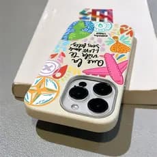 Avião Graffiti Caso Capa Para IPhone 17 13 11 12 Normal 16 15 14 XR Plus Pro Max Moda Impressão Capinha
