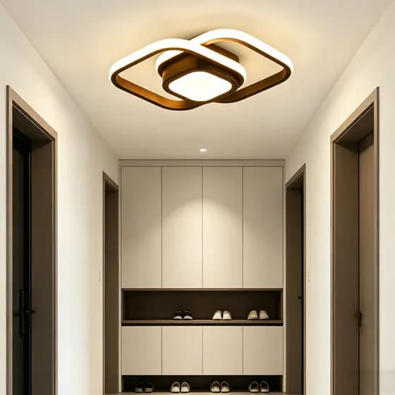 Luz De Teto LED Minimalista Moderna Para Salas De Estar E Quartos,Três Opções De Cores,110V – 220V