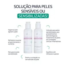 Kit Sabonete + Tônico - Rosácea, Dermatite E Pele Sensível