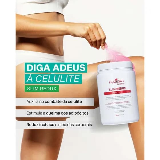 Creme Redutor Detox Slim Redux Phytotratha 1kg