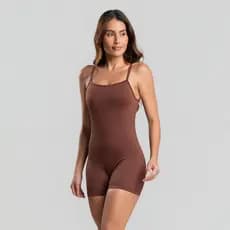 Macaquinho Slim Alça Fina Fitness Academia Zero Transparência Ideal para Treinos e Caminhada