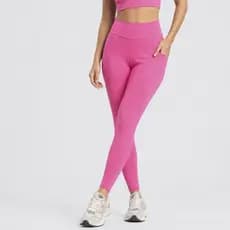 Calça Legging Polly Feminina com Bolsos Laterais em Suplex Premium sem Transparencia