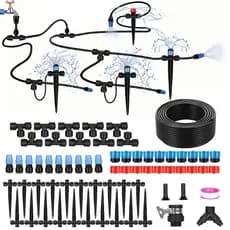 🔥Emissores de cabeça dupla🔥Kit Irrigador 30m para Irrigação de Jardim Completo Horta Dispositivo Gotejamento