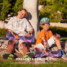 🔥Estrutura de liga de alumínio🔥Hoverboard Skate Elétrico 6.5 Polegadas Com Led E Protetores