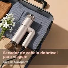 🔥1500W🔥127V Secador De Cabelo Profissional Íons Negativos Dobrável, Ultraleve, 3 Configurações, Para Salão E Viagens