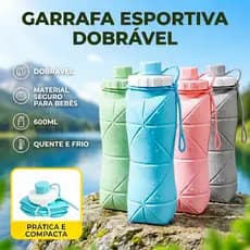 Garrafa de Agua Dobrável Silicone Chaleira Portátil 600ML 4 cor Esportes Ao Ar livre Compressão Viagem Ginásio