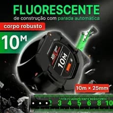 Fita Métrica De Alta 5/7.5/10M Precisão E Durabilidade Para Medições Profissionais à prova d'água quedas