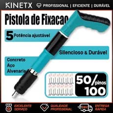 Pistola De Fixação De Ação Direta Finca Pinos Drywall Concreto e Alvenaria Ferramenta de Impacto Manual
