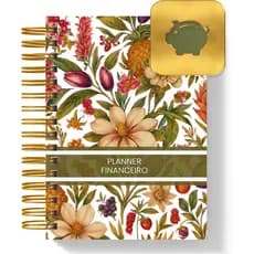 Planner Financeiro 2026 A5 | Controle Financeiro Pessoal | Orçamento, Gastos, Metas e Cartões | WorkPink