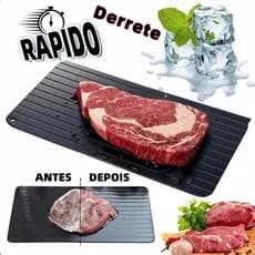 Placa Descongelante Rápida para Carnes e Comidas, Sem Eletricidade, Eficiente | Preço Promocional