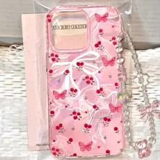 Capa IMD Para Samsung A16 A15 A56 A36 A55 5G A54 A14 A05S A34 A35 A32 A13 A04E Arco Branco Rosa Dura