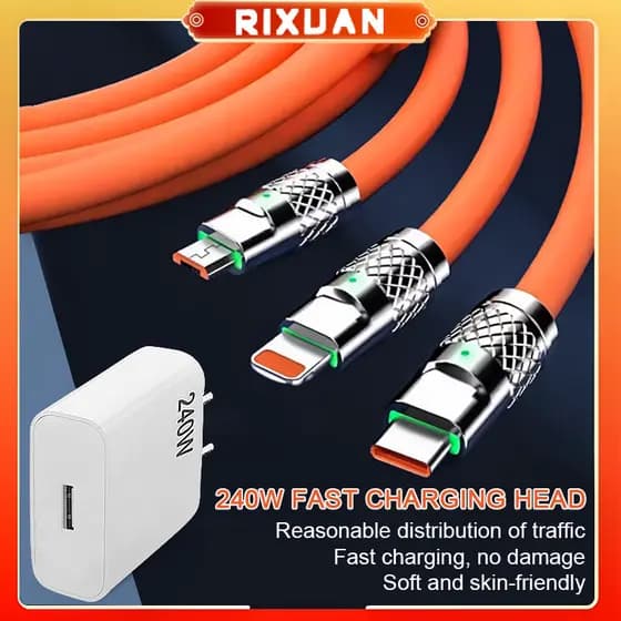 Data cable/ Fast charging charger 240W/120W Data cable/Type-C / Cable FOR/ iPhone ios /USB Androi