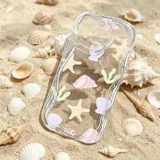 Capinha Celular Fundo do Mar Transparente Anti-Impacto iPhone 17 Pro Max 17Air 16 15 13 11 14 12 11 Xs XR