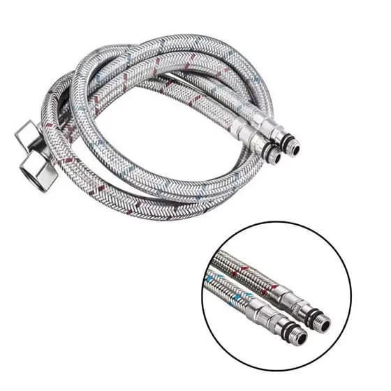 Engate Mangueira Flexível Misturador Monocomando 60cm Aço