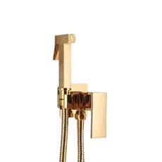 Ducha Higiênica Gold Brilhante Monocomando Lavabo Luxo