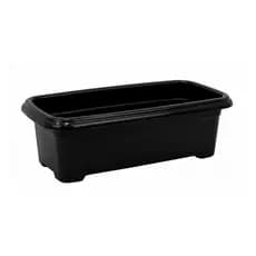 Kit 5 e 10 Floreiras Retangulares Para Jardins Hortas Plantas Flores Vasos Decorativos Plásticos