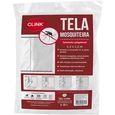 2 Telas Mosquiteiro De Poliester Para Janela Com Velcro 130x150cm