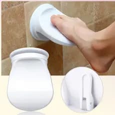 Apoio para os pés no chuveiro, apoio para depilar as pernas, sem necessidade de furação, pedal antiderrapante para banhe