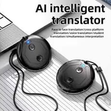 MINI Tradutor Portátil Bluetooth A1 14 idiomas multifuncional Live Reunioes Inteligência Artificial