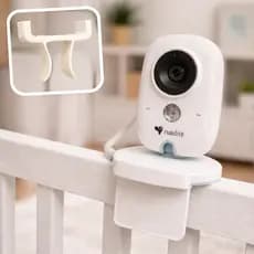 Suporte para Babá Eletrônica de Berço | Suporte Câmera de Bebê para Grade do Berço | Ajustável e Seguro