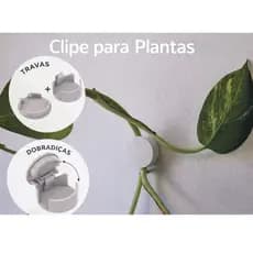 Kit 3 Clipes para Plantas | Suporte de Parede Discreto e Resistente