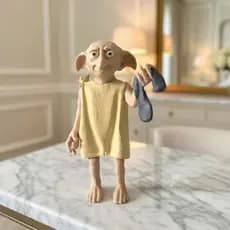 Boneco Elfo Dobby Harry Potter Decorativo para Sala Quarto Penteadeira Decoração