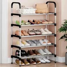 Sapateira Rack Multiuso Organizadora até 15 Pares 5 Andares/estante de armazenamento