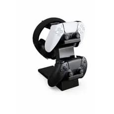 Suporte Porta Controle Gamer Xbox X / S / One / 360 PS4 PS5 Base Organizador de Mesa p Fone Headset