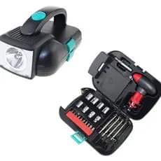 Kit De Ferramentas Domésticas De 24 Peças Com Lanterna Led
