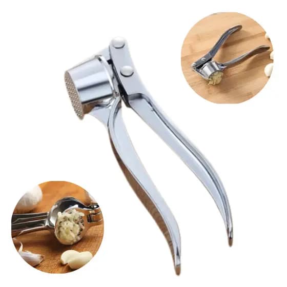Espremedor De Alho Aço Inox Utensilio De Cozinha Com  Multiuso Universal