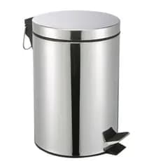 Lixeira Aço Inox De 5 Litros Com Pedal e Lixo Removível