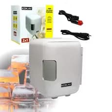 Mini Geladeira Portátil 4L 12v 127v Casa, Carro, Van, Ônibus