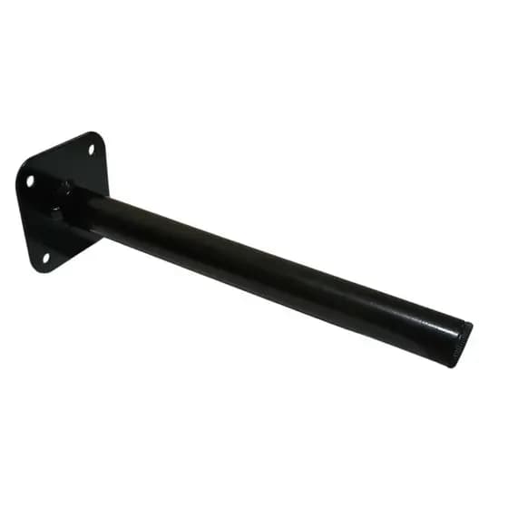 Suporte Anilha Expositor Parede Aço preto fixo