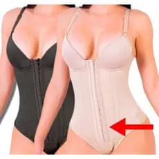 Body Modelador com Fecho Frontal | Compressão Alta | Modela Corpo e Valoriza Curvas | Cinta Modeladora | P M G GG