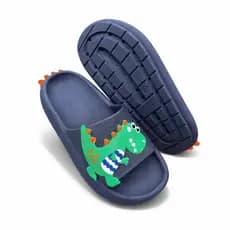 Chinelo Slide Nuvem  Infantil Masculino Dino Confortável Leve