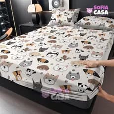 Novo capybara Jogo De Lençol02 e 03 Peças Não desaparecerá SOLTEIRO CASAL QUEEN Percal Ponto Palito