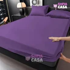 Jogo de Lençol 3 Peças Percal Ponto Palito - Solteiro/Casal/Queen | Alta Qualidade (Sem Colcha)