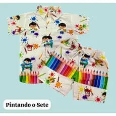 Conjunto temático infantil festa aniversário menino mauricinho pintando sete mundo bita perso