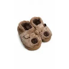 Pantufa Infantil Capivara Fofa Peluciada Macia Quentinha Antiderrapante Confortável para Crianças