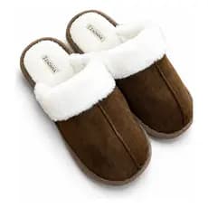 Pantufa Masculina Peluciada Antiderrapante Chinelo de Quarto Confortável Macio para Inverno e Frio