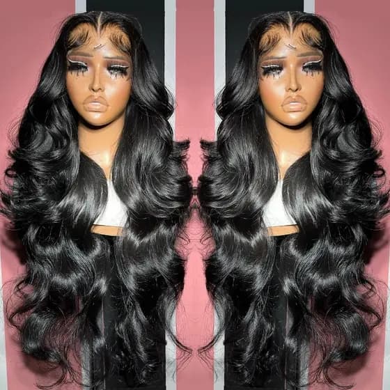 Estação Africa Novo Estilo Europeu Americano Peruca Ponto Médio Preto Frente Renda Cabelo Longo Encaracolado Venda Quent